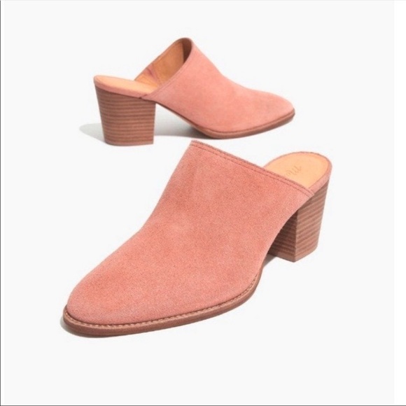 Madewell Shoes - New Madewell The Harper Suede Leather Mules